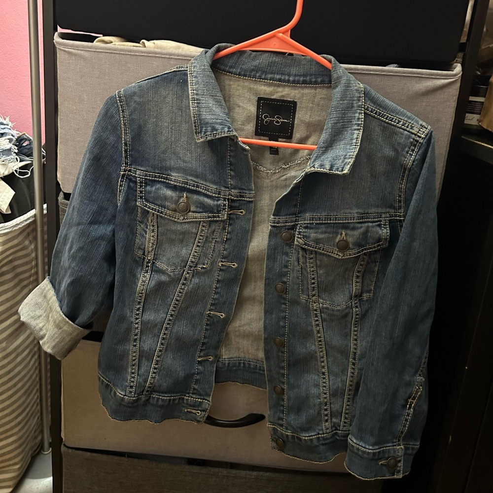 Jessica Simpson 3-quarter Sleeve Jean Jacket